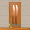 Cửa gỗ công nghiệp MDF phủ PVC KD.1061 2 1061