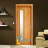 Cửa gỗ công nghiệp MDF phủ melamine KD.R2GL 3 18 2