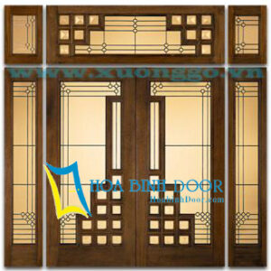 cửa gỗ tự nhiên phong cách cổ xưa