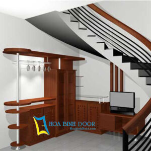 Giá tay vịn cầu thang gỗ