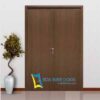 Cửa gỗ MDF phủ veneer cửa đi hai cánh 3 cua 2 canh