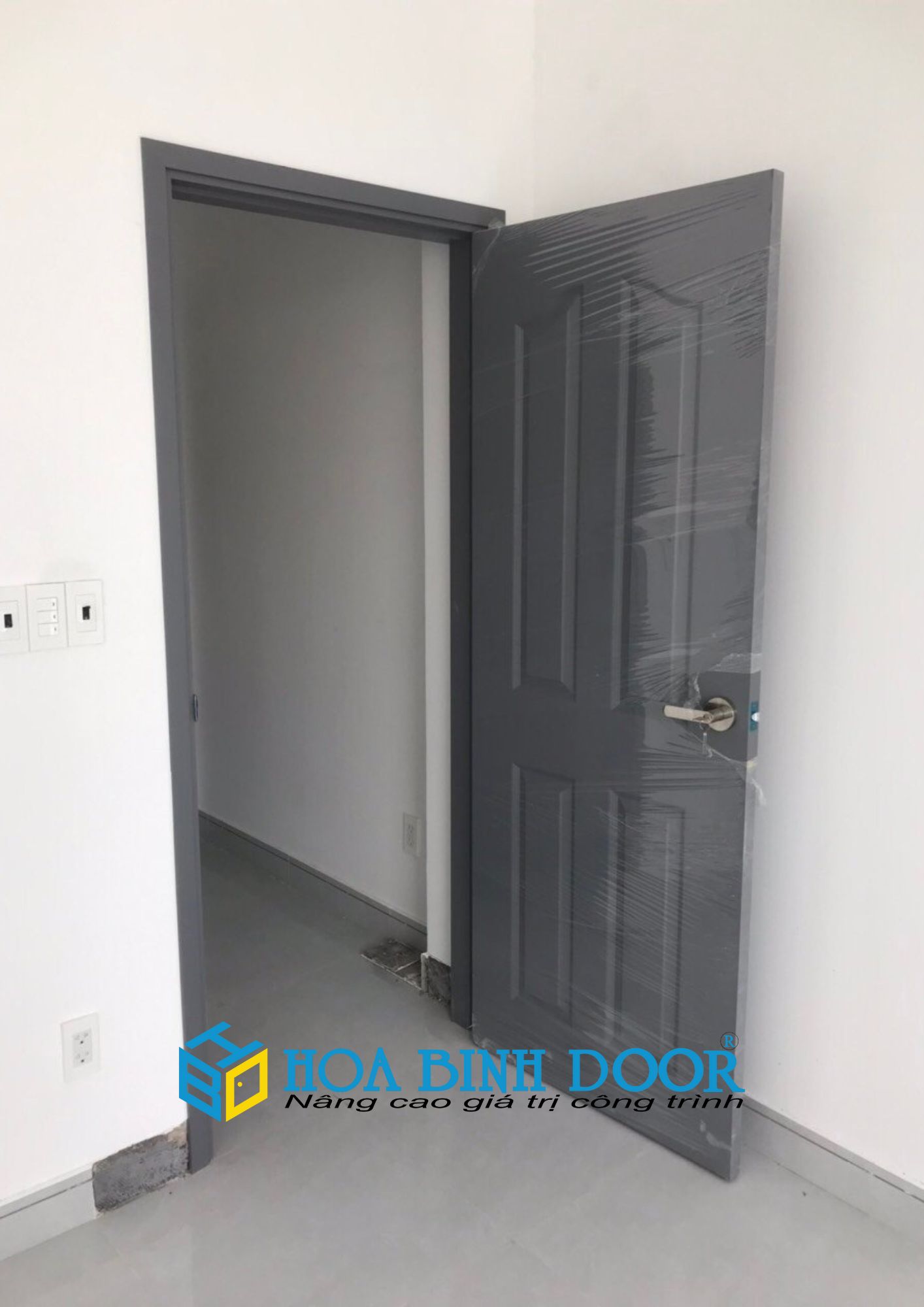 Cửa gỗ công nghiệp HDF sơn