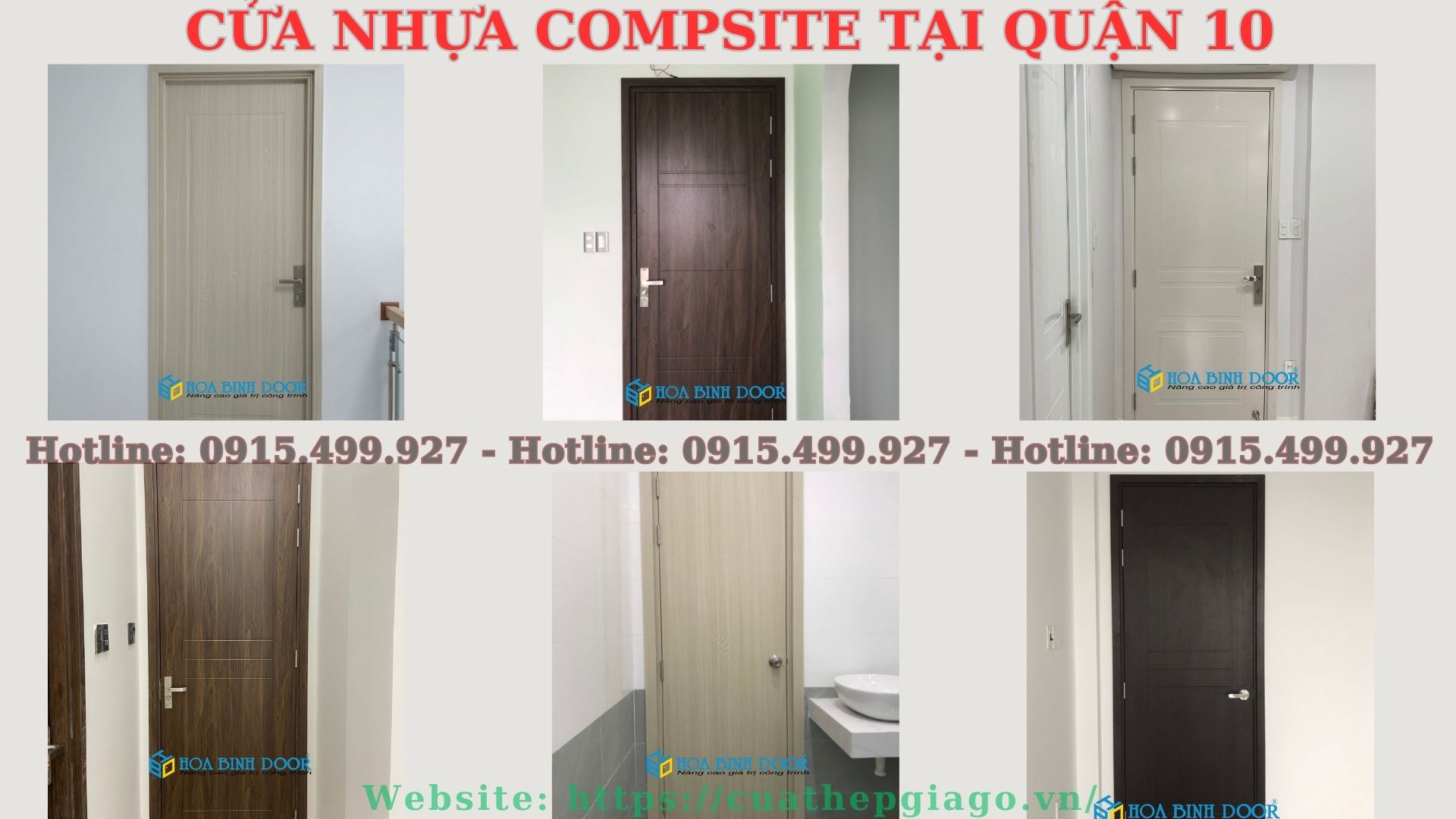 Cửa nhựa Composite tại Quận 10