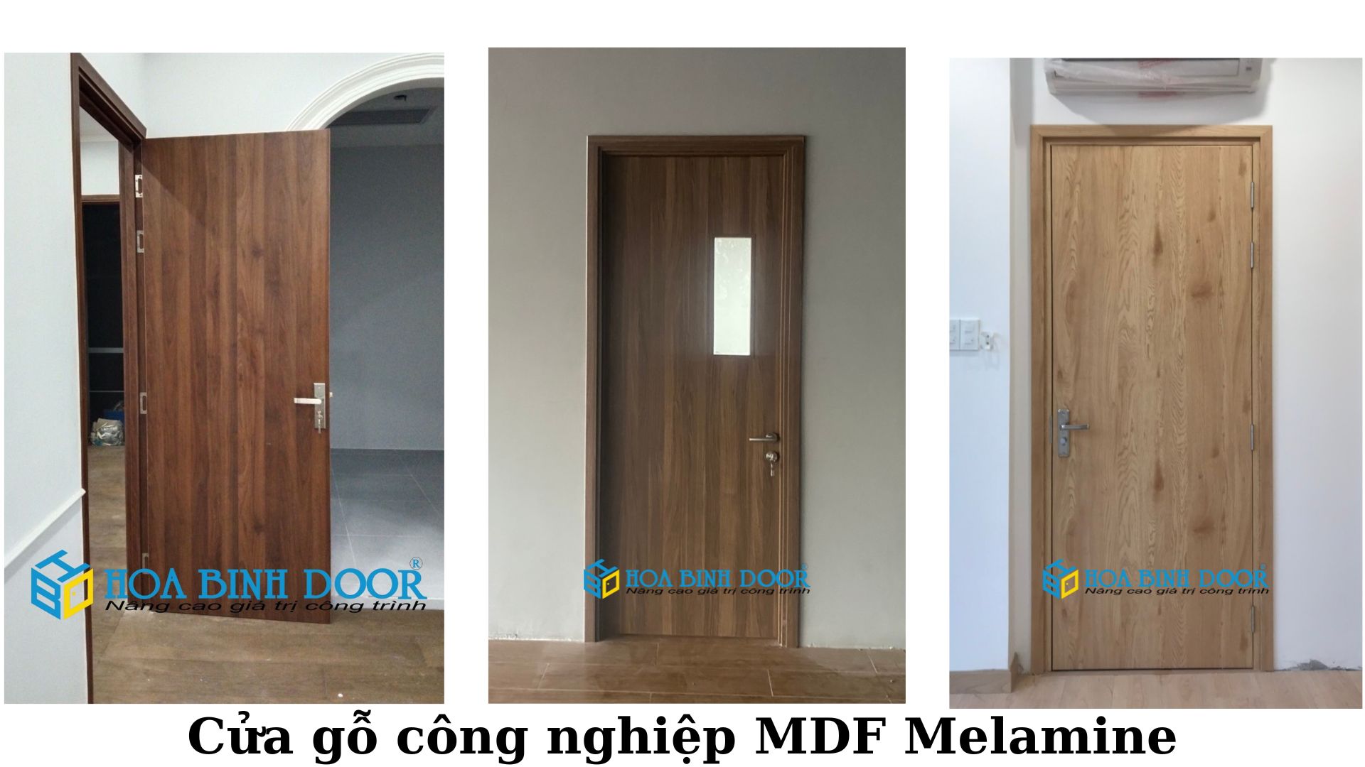 Cửa MDF Melamine tại Gò Vấp 