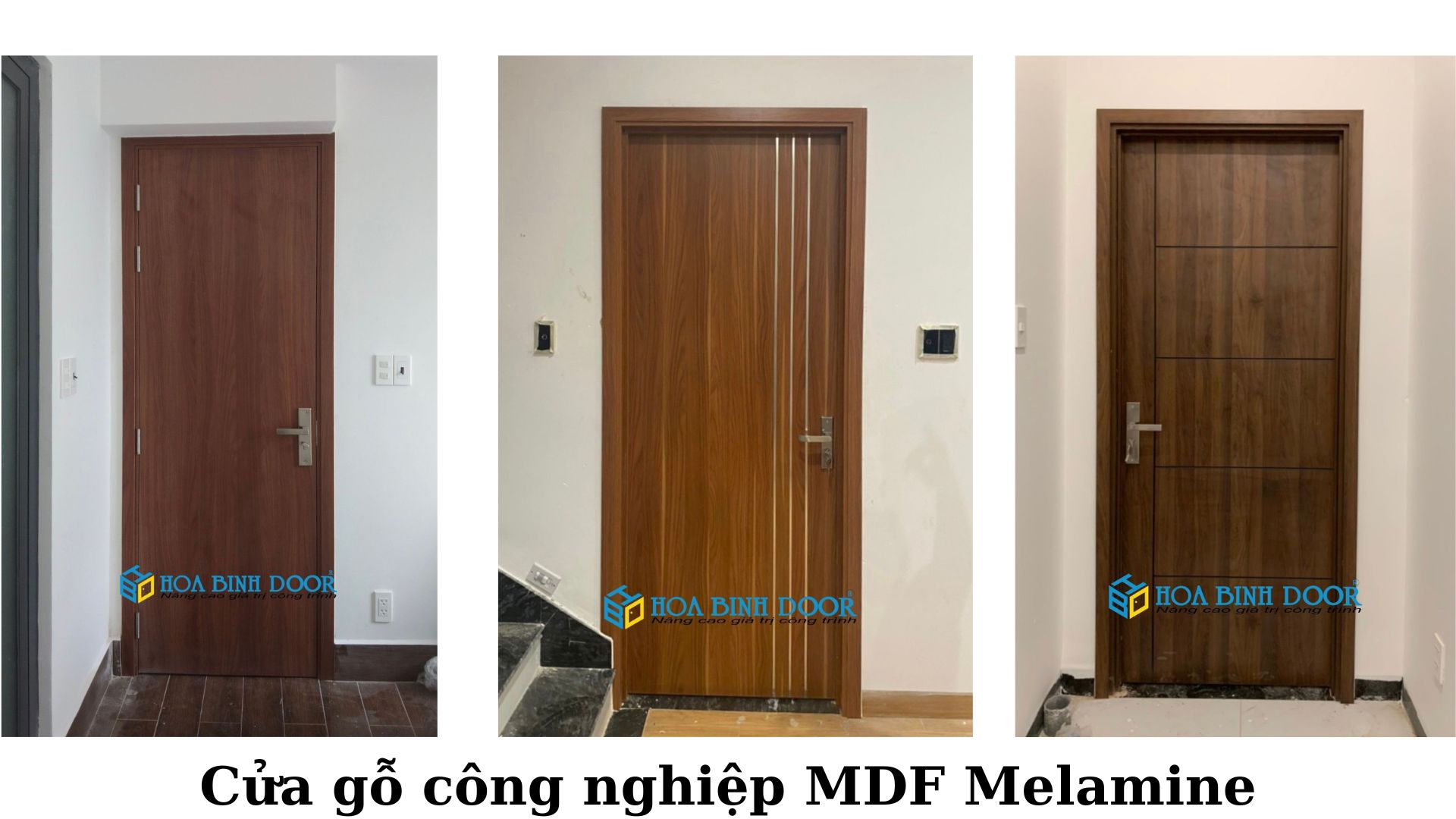 Cửa MDF Melamine tại Phú Nhuận - Cửa gỗ giá tốt