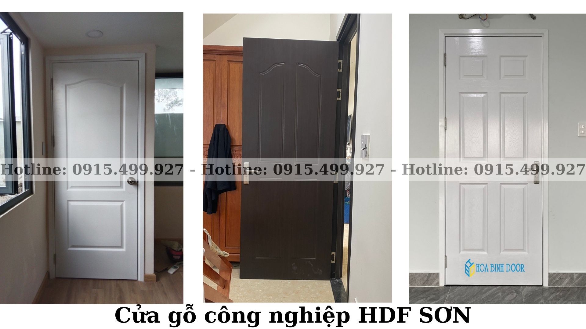 Cửa gỗ HDF tại Bình Thạnh - Cửa gỗ giá 