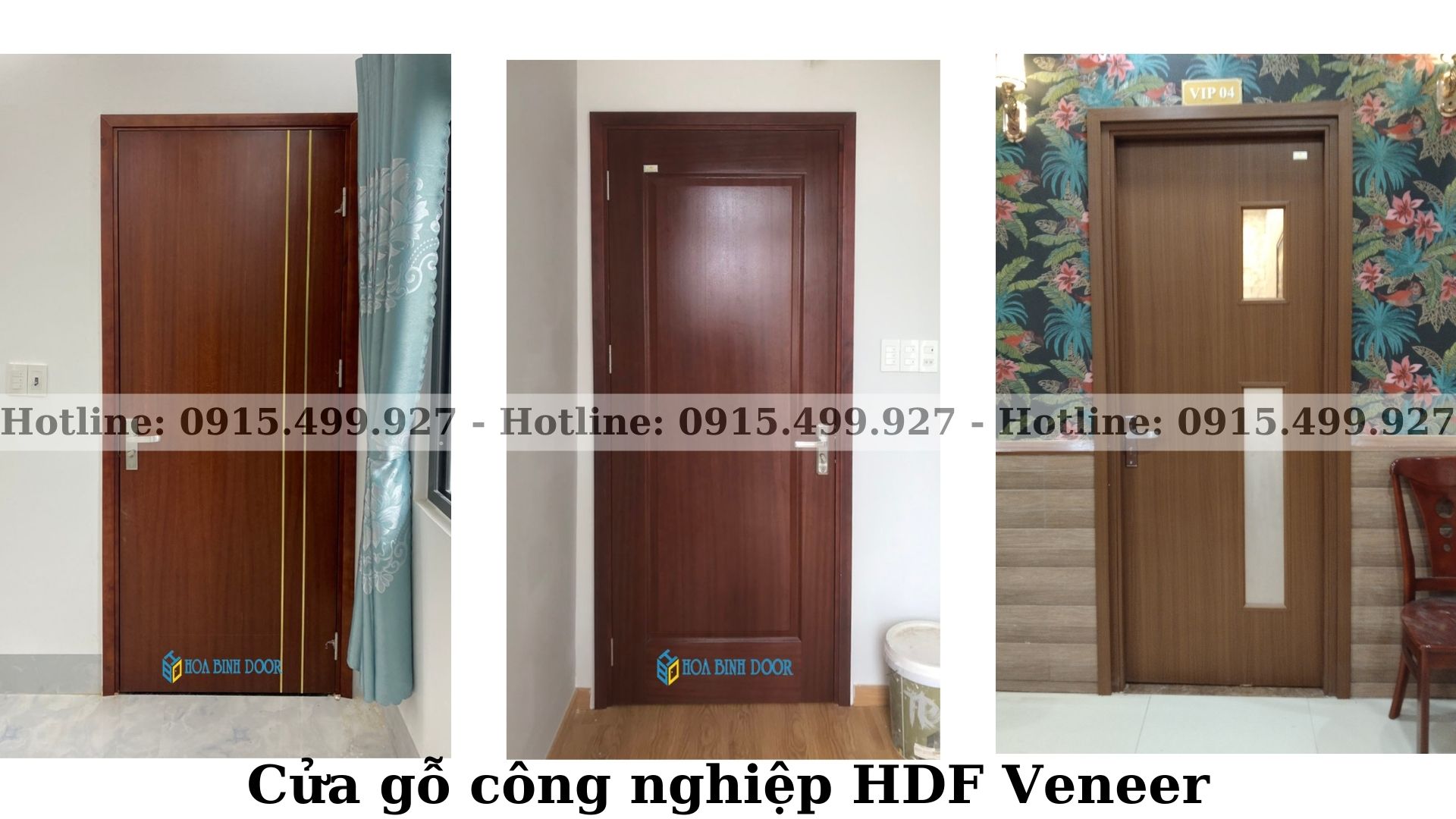 Cửa gỗ HDF tại Bình Thạnh - Cửa gỗ giá 