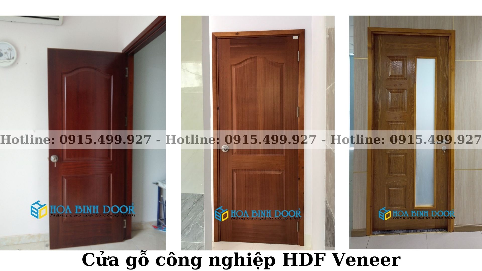 Cửa gỗ HDF tại Gò Vấp - Cửa gỗ giá rẻ