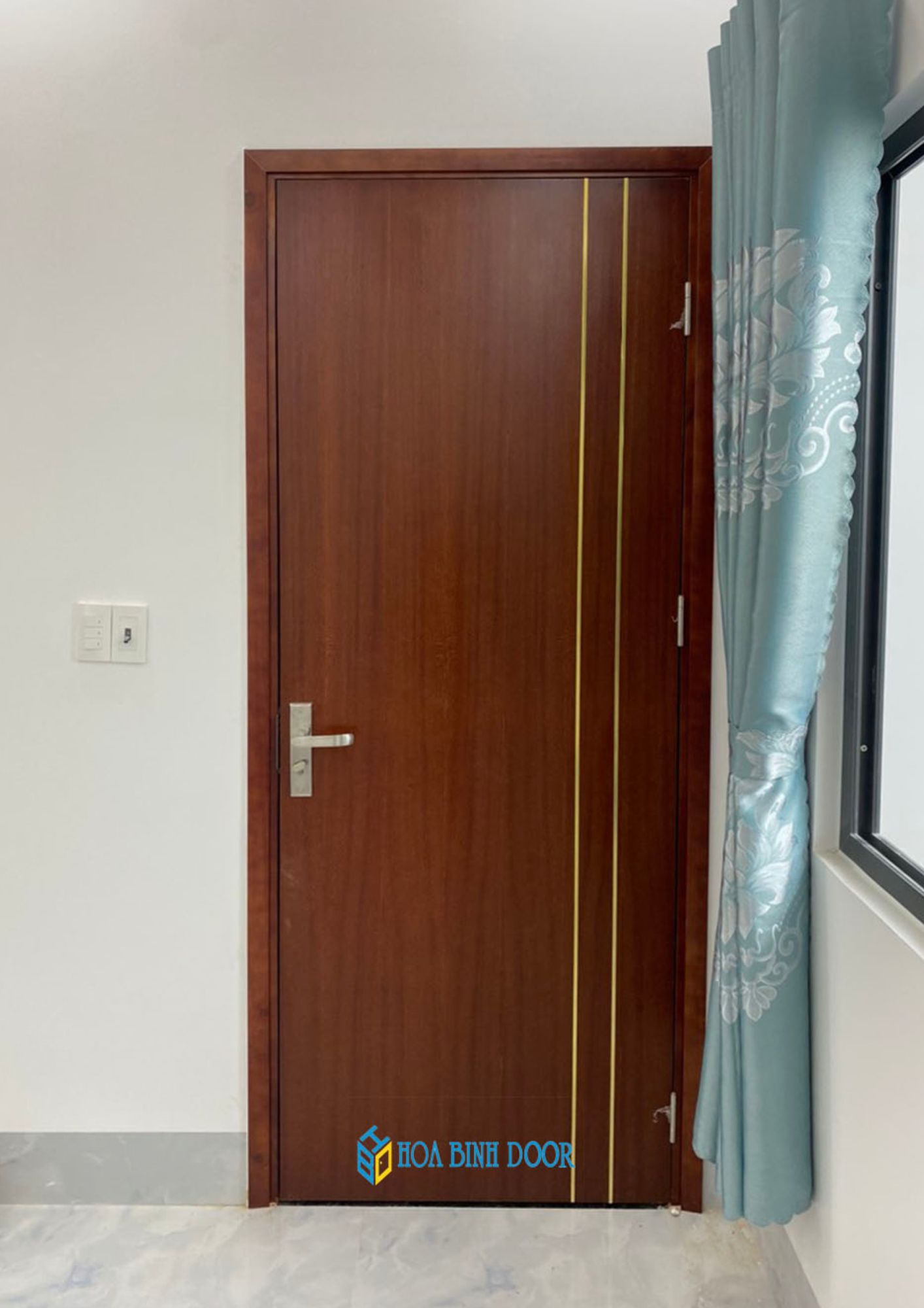 Cửa gỗ HDF tại Quận 12 - Cửa gỗ giá tốt