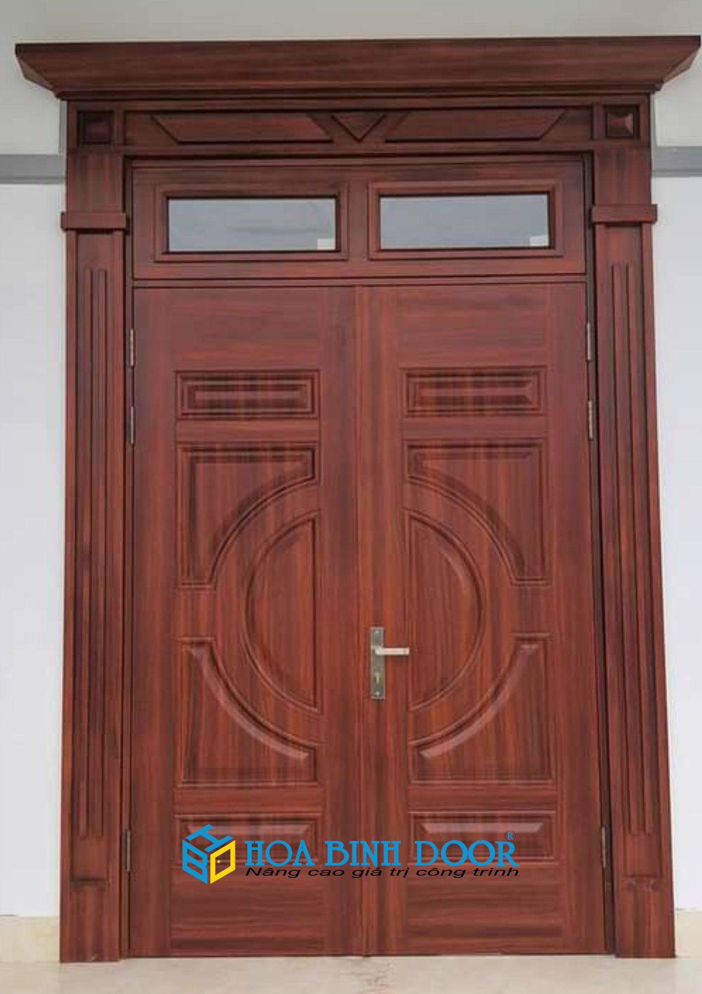 Cửa thép vân gỗ LUXURY mới nhất 2023