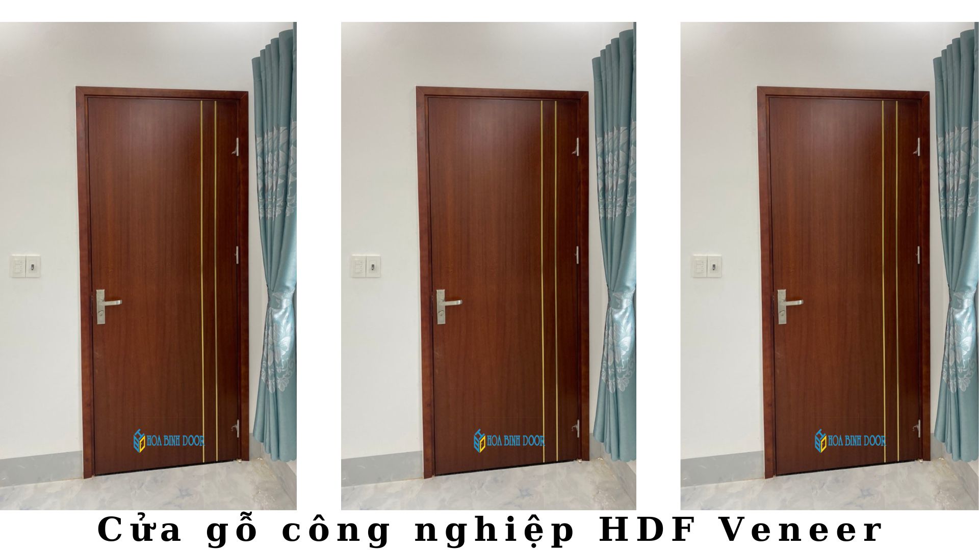 Cửa gỗ HDF tại Tân Phú - Cửa gỗ phòng ngủ