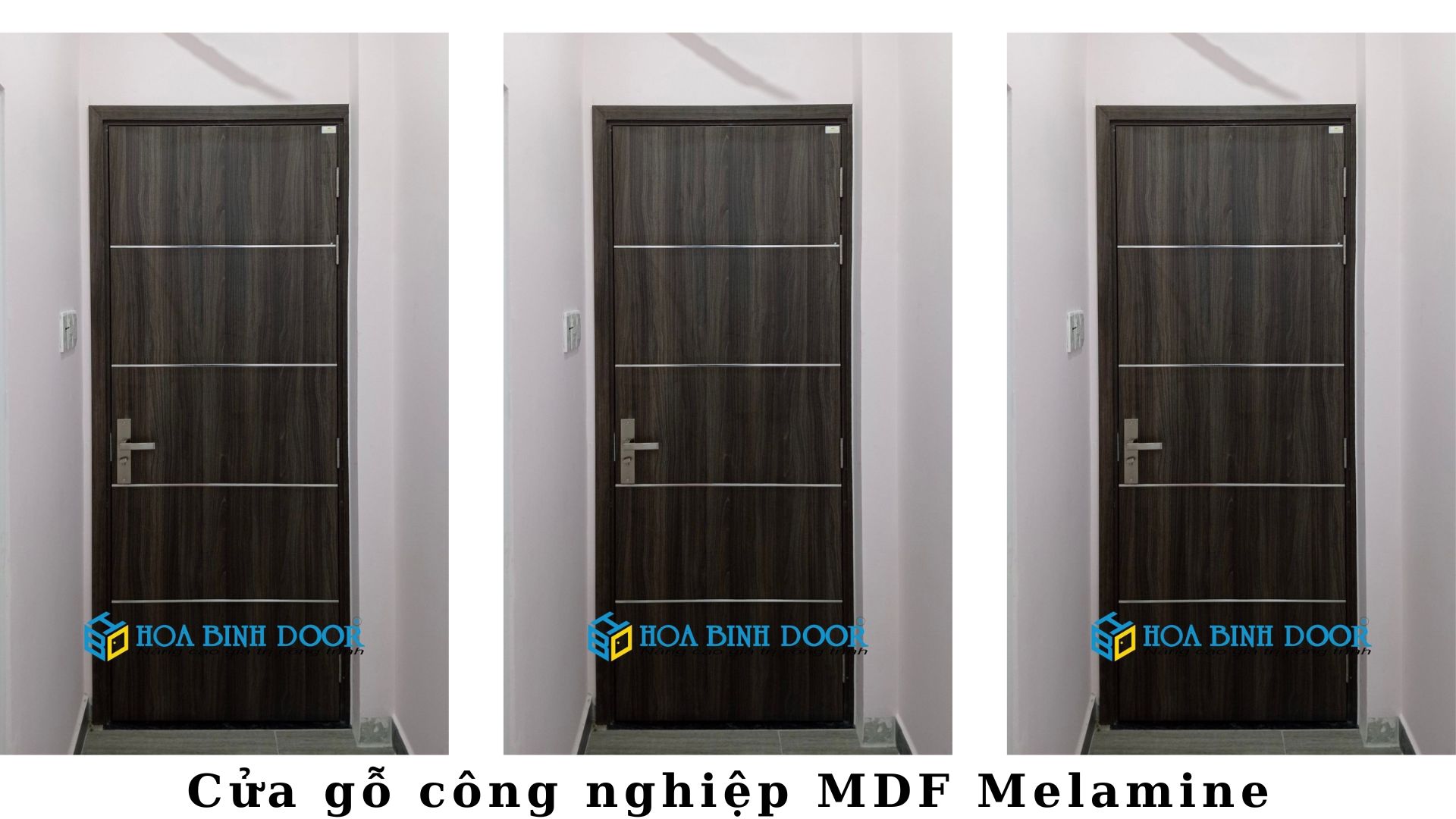 Cửa MDF Melamine tại Tân Phú - Cửa thông phòng