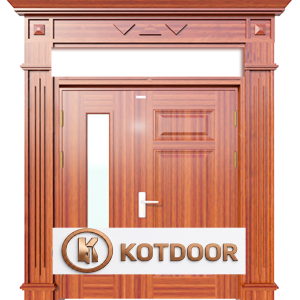 Cửa thép vân gỗ Luxury KL-21.03-1TK