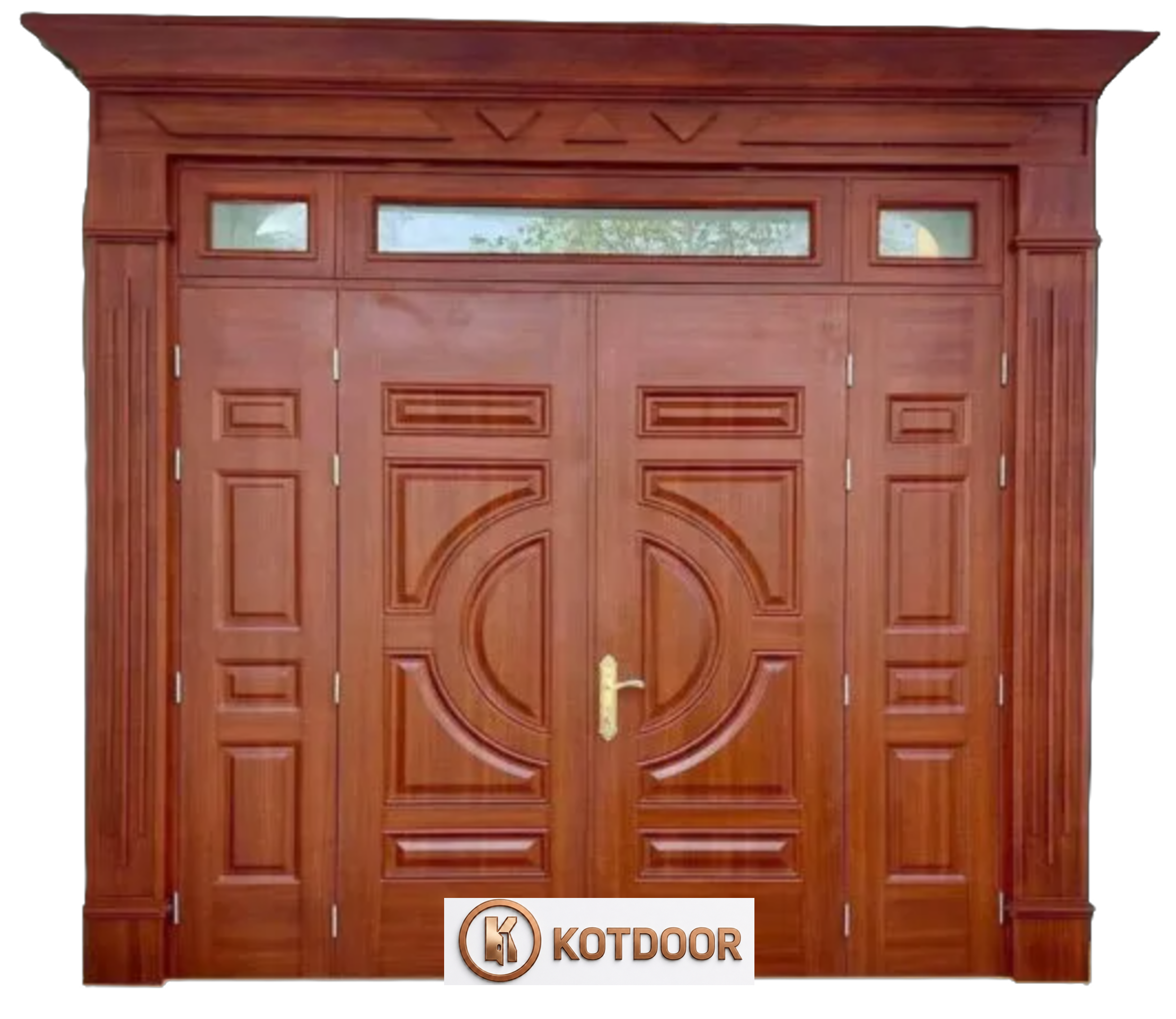 Cửa thép vân gỗ Luxury KL-41.01.CS1-3TK 6 Cửa thép vân gỗ Luxury KL-41.01.CS1-3TK