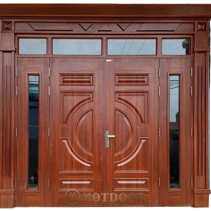 Cửa thép vân gỗ Luxury KL-41.01.K-4TK