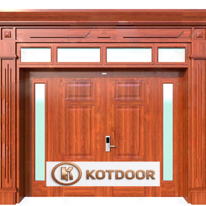 Cửa thép vân gỗ Luxury KL-41.03.K-4TK
