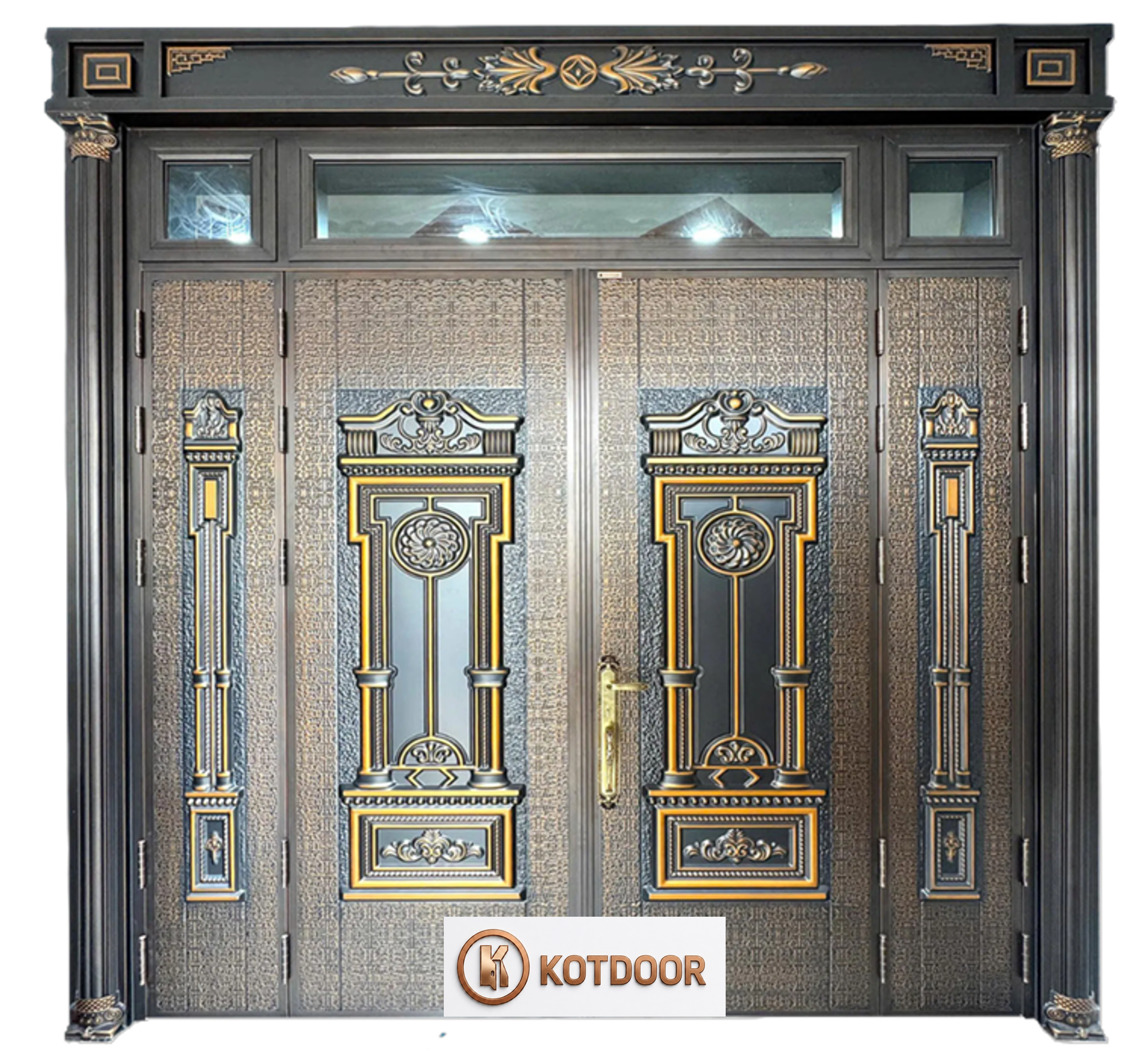 Cửa thép vân gỗ Classic KAT-41.55.55A-3TK 7 Cửa thép vân gỗ Classic KAT-41.55.55A-3TK