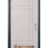 Cửa thép vân gỗ Deluxe KD-1.07