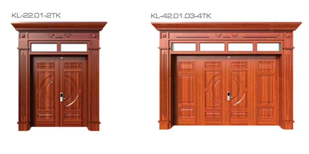 Cửa thép vân gỗ Luxury