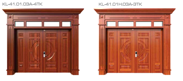 Cửa thép vân gỗ Luxury