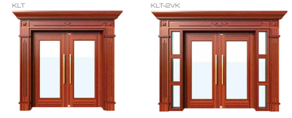 Cửa Luxury thủy lực vách kính