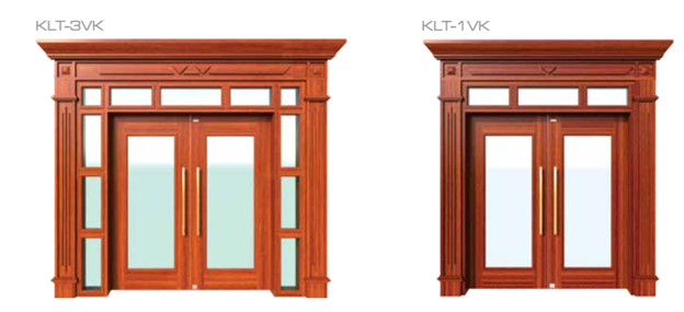 Cửa Luxury thủy lực vách kính