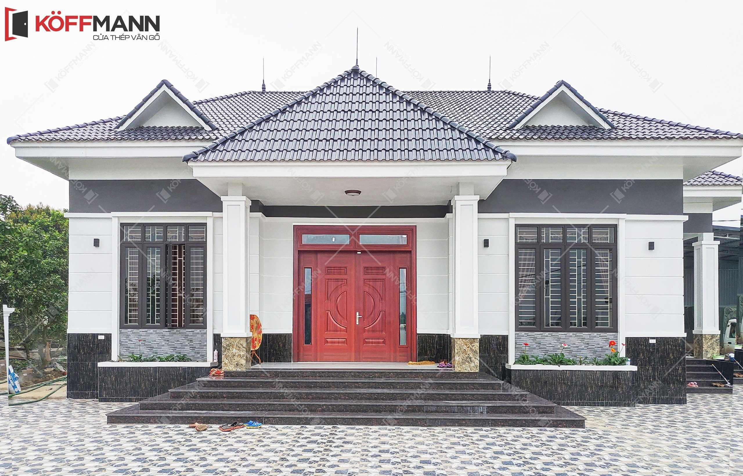 Cửa thép vân gỗ có tốt không - chống cháy