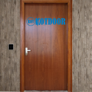 Cửa Gỗ Công Nghiệp MDF phủ Veneer Xoan Đào KD.P-Xoan đào