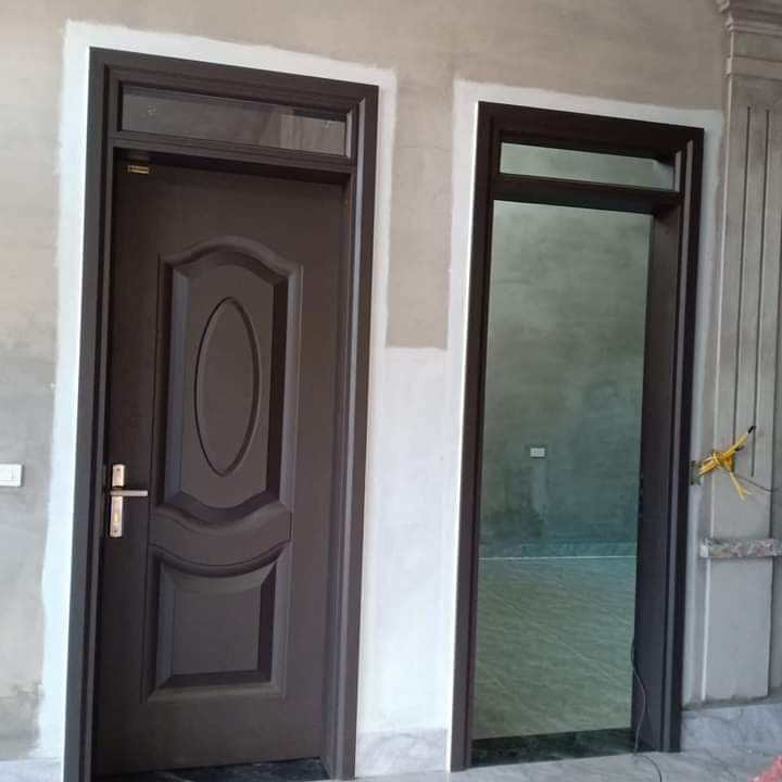 giá cửa thép vân gỗ tại Vũng Tàu - mẫu cửa 1 cánh đơn