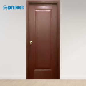 Cửa Gỗ Công Nghiệp HDF Sơn Mã KD.1B-C11 1 Ô Pano Lớn Màu Đỏ Đô