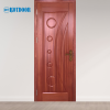 Cửa Gỗ Công Nghiệp HDF Veneer Mã KD.1K-Sapele Họa Tiết Tròn Nghệ Thuật 2 KD.1K Sapele