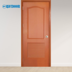 Cửa Gỗ Công Nghiệp HDF Sơn Mã KD.2L-C9 Có Lá Sách Thông Gió