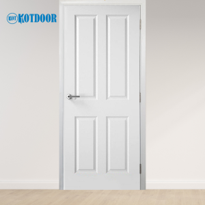 Cửa Gỗ Công Nghiệp HDF Sơn Mã KD.4AV-C1 Màu Trắng Tinh Tế