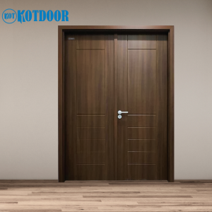 Cửa Nhựa ABS Hàn Quốc 2 Cánh KD.ABS-2W Màu Gỗ Óc Chó