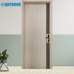 Cửa Nhựa Composite Khắc Sọc Chỉ Đen Mã KD.CPS-E01CSĐ07 Màu Kem Sáng
