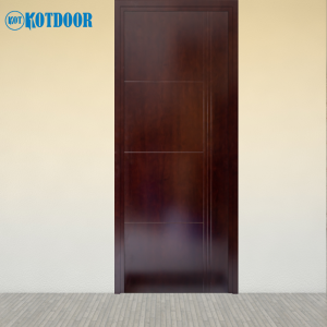 Cửa Nhựa Composite Sơn Vân Gỗ Cao Cấp Mã KD.CPS-LX301 Màu Nâu Đen Walnut