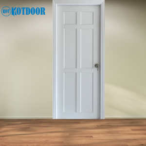 Cửa Nhựa Đài Loan KD.YW-40 Màu Trắng Pano 6 Ô Đối Xứng Đẹp