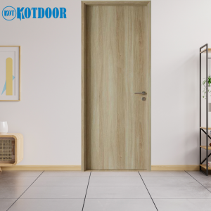 Cửa Gỗ MDF Melamine Mã MS 611 EV _ LK 4533 A Vàng Sồi Sáng Ấm Áp