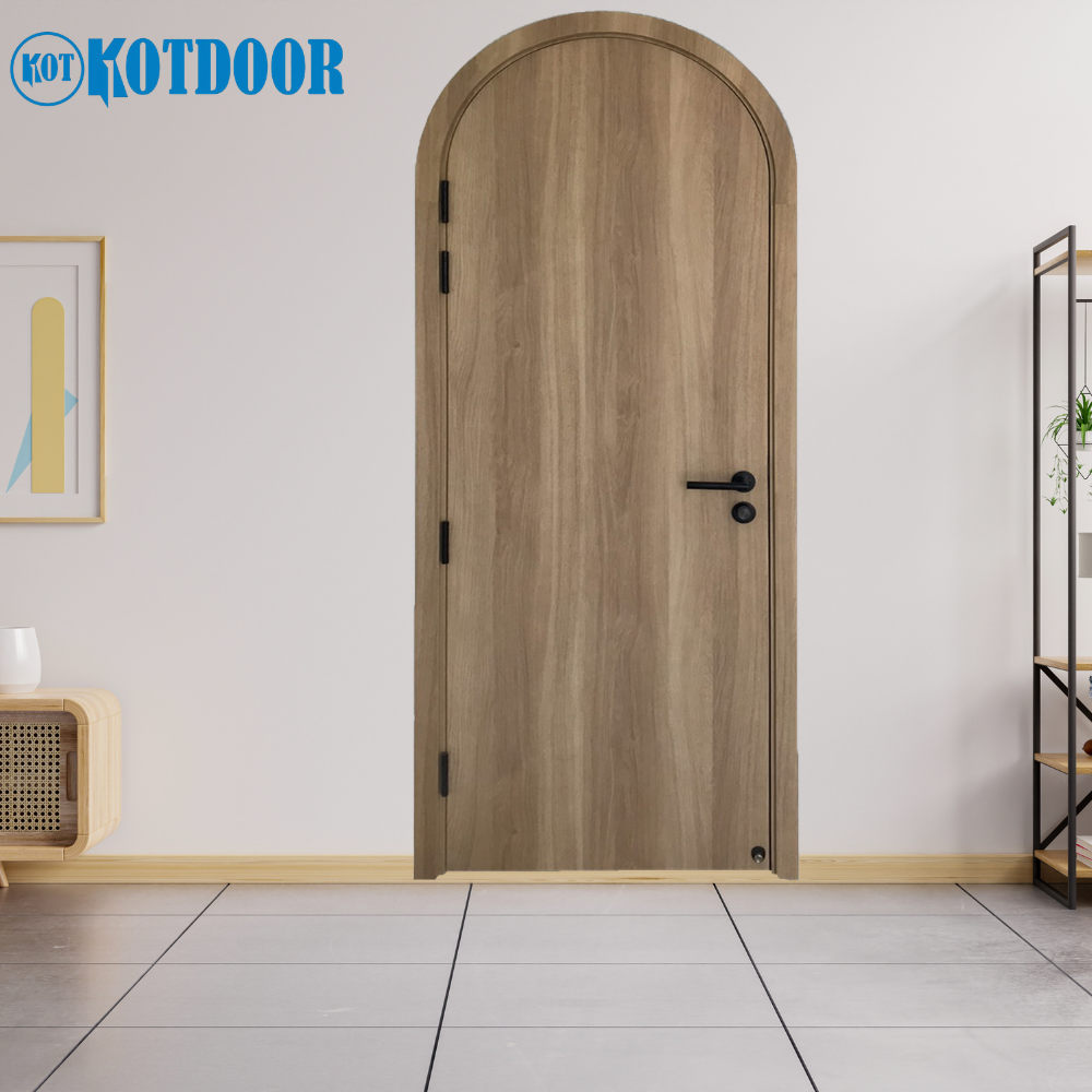 Cửa Vòm Nhựa Composite Vân Gỗ Sồi Sáng Tối Giản Hiện Đại 1 Cửa Vòm Nhựa Composite Vân Gỗ Sồi Sáng Tối Giản Hiện Đại